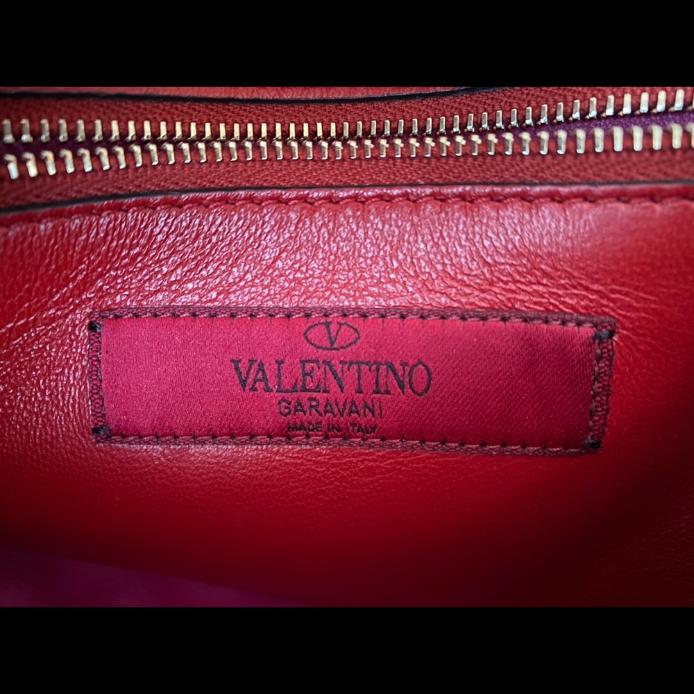 AUTHENTIC VALENTINO GARAVANI ROCKSTUD SPIKE SHOULDER BAG - Picture 12 of 16